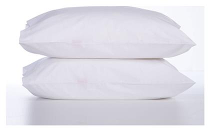 Nef-Nef Homeware Basic Σετ Μαξιλαροθήκες με Φάσα 52x72εκ. 200 White - Nef Nef