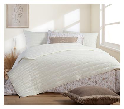 Nef-Nef Homeware Colorfull Κουβερλί Υπέρδιπλο Microfiber Beige 230x240cm - Nef Nef