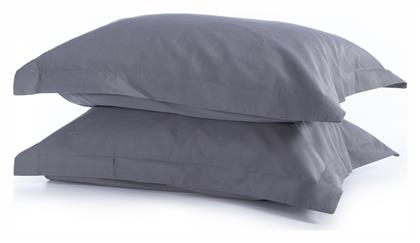 Nef-Nef Homeware Elements Σετ Μαξιλαροθήκες Oxford Graffite 52x72εκ. Nef Nef