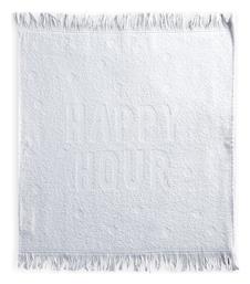 Nef-Nef Homeware Happy Hour Ποτηρόπανο από 100% Βαμβάκι Off White 50x50cm - Nef Nef