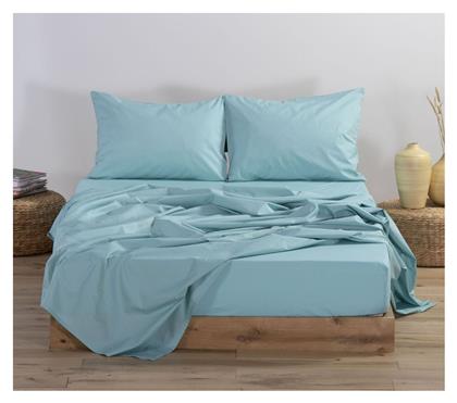 Nef-Nef Homeware Υπέρδιπλο 160x200+30εκ. με Λάστιχο Basic 728 Aqua - Nef Nef