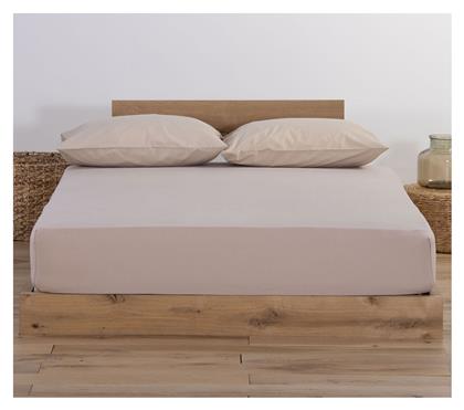 Nef-Nef Homeware Υπέρδιπλο 160x200+30εκ. με Λάστιχο Jersey 1020 Linen - Nef Nef