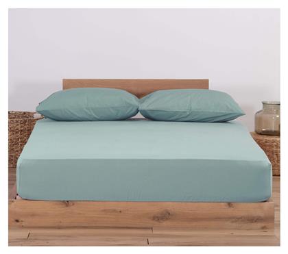 Nef-Nef Homeware Υπέρδιπλο 160x200+30εκ. με Λάστιχο Jersey Mint - Nef Nef