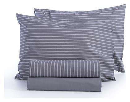 Nef-Nef Homeware Υπέρδιπλο 160x200+35εκ. με Λάστιχο Nautica Coast Grey - Nef Nef