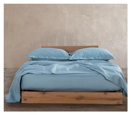 Nef-Nef Homeware King Size 180x200+35εκ. με Λάστιχο Elements 1027 Dusty Aqua - Nef Nef