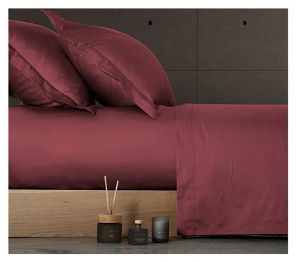 Nef-Nef Homeware King Size 180x200+35εκ. με Λάστιχο Elements Bordo - Nef Nef από το Spitishop