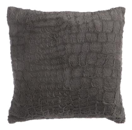 Nef-Nef Homeware Μαξιλάρι Καναπέ Home από Βελούδο Grey 45x45εκ. Nef Nef