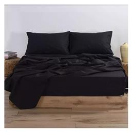 Nef-Nef Homeware Μονό 100x200+30εκ. με Λάστιχο Basic 1136-Black - Nef Nef
