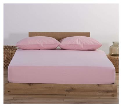 Nef-Nef Homeware Μονό 100x200+30εκ. με Λάστιχο Jersey 1018 Pink - Nef Nef