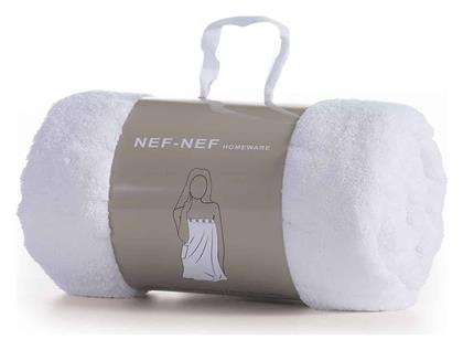 Nef-Nef Homeware Πετσέτα Σώματος Sandy 80x146εκ. Λευκή Βάρους 400gr/m² - Nef Nef