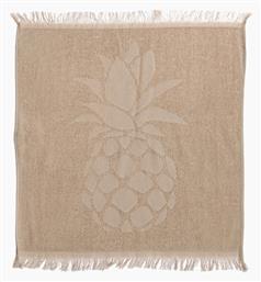 Nef-Nef Homeware Ποτηρόπανο από 100% Βαμβάκι σε Μπεζ Χρώμα 50x50cm - Nef Nef