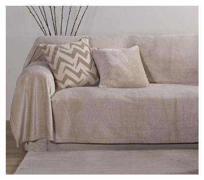 Nef-Nef Homeware Ριχτάρι Τριθέσιου Καναπέ Dakari 180x300εκ. Ecru - Nef Nef