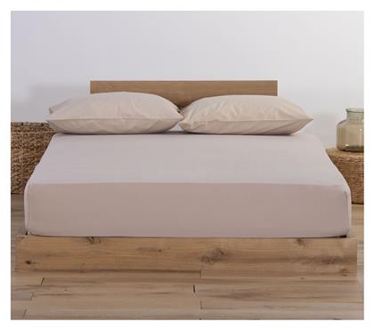 Nef-Nef Homeware Σεντόνι Διπλό με Λάστιχο 140x200+30εκ. Jersey Linen - Nef Nef