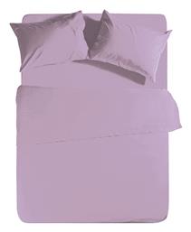 Nef-Nef Homeware Σεντόνι King Size με Λάστιχο 180x200x35εκ. Basic 1159 Lavender - Nef Nef