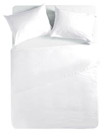 Nef-Nef Homeware Σεντόνι King Size με Λάστιχο 180x200x35εκ. Basic White - Nef Nef