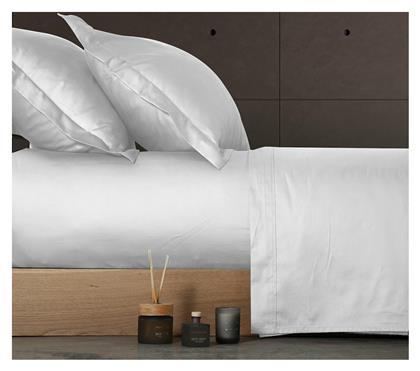 Nef-Nef Homeware Σεντόνι King Size με Λάστιχο 180x200x35εκ. Elements White - Nef Nef