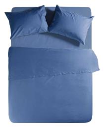 Nef-Nef Homeware Σεντόνι Μονό με Λάστιχο 100x200x30εκ. Basic Indigo - Nef Nef