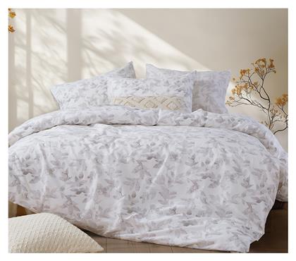 Nef-Nef Homeware Σετ Υπέρδιπλο 3τμχ 160x200+35εκ. με Λάστιχο Sencil Εκρού - Nef Nef