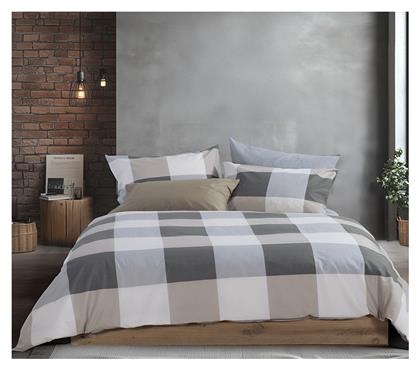 Nef-Nef Homeware Σετ Μονό 3τμχ 100x200+35εκ. με Λάστιχο Γκρι - Nef Nef
