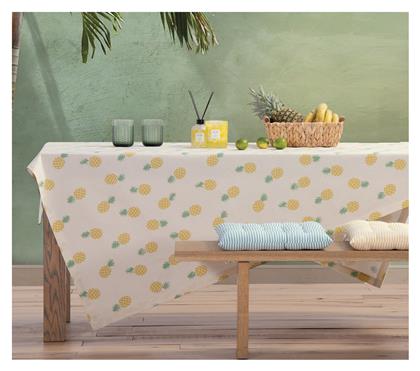 Nef-Nef Homeware Τραπεζομάντηλο Βαμβακερό Αλέκιαστο DELICIOUS Ecru/lime 140x240εκ. Nef Nef