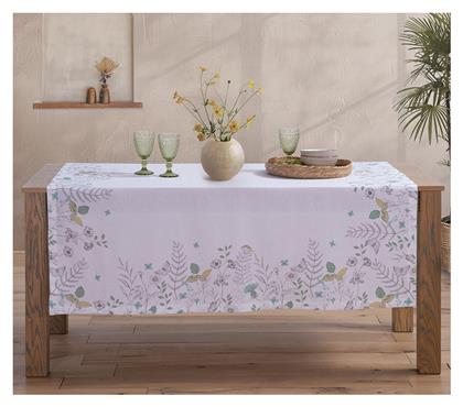 Nef-Nef Homeware Τραπεζομάντηλο Βαμβακερό Spring Mood Ecru 140x140εκ. Nef Nef