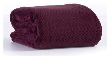 Record Κουβέρτα Fleece Υπέρδιπλη 220x240εκ. Mauve Nef-Nef από το Spitishop