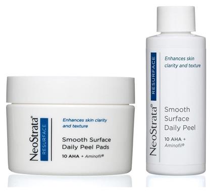 Resurface Smooth Surface Daily Peel 10 Aha, 36 Pads & Peel Solution 60ml Neostrata