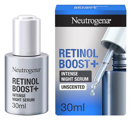 Boost+ Intense Night Αντιγηραντικό Serum Προσώπου με Ρετινόλη 30ml Neutrogena