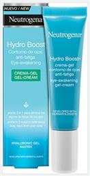 Hydro Boost 24ωρο Gel-Κρέμα Ματιών με Υαλουρονικό Οξύ για Ενυδάτωση 15ml Neutrogena