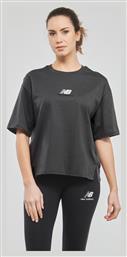 Γυναικείο Αθλητικό T-shirt Γκρι New Balance