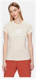 Γυναικείο T-shirt Μπεζ με Στάμπα New Balance από το MybrandShoes