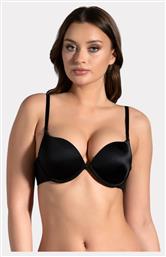 Μαυρο Strapless Σουτιέν Push Up με Μπανέλες New Bra Lingerie