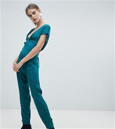 New Look knot front jumpsuit in green από το Asos