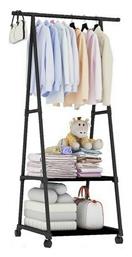 Τροχήλατη Κρεμάστρα Δαπέδου από Μέταλλο 55x42x160cm Next