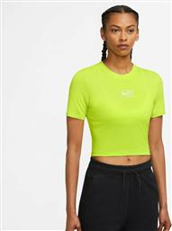 Air Κοντομάνικο Αθλητικό Crop Top Atomic Green Nike