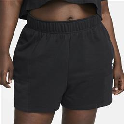 Nike Air Plus Size Γυναικεία Αθλητική Βερμούδα σε Μαύρο χρώμα από το SportsFactory