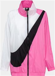 Nike Casual Ροζ Sportswear Woven Swoosh Μπουφάν από το SportsFactory