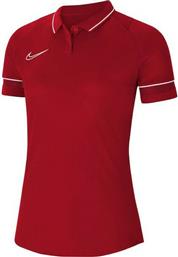 Nike Dri-Fit Academy Κοντομάνικη Γυναικεία Αθλητική Μπλούζα Μπορντό