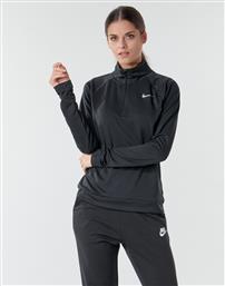 Nike Pacer Χειμερινή Γυναικεία Μπλούζα Μακρυμάνικη με Φερμουάρ Μαύρη από το Cosmos Sport