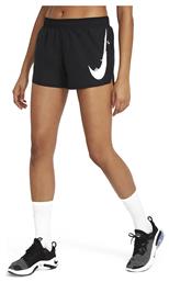 Dri-Fit Swoosh Αθλητικό Γυναικείο Σορτς Μαύρο Nike