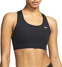 Nike Dri-Fit Swoosh Γυναικείο Αθλητικό Μπουστάκι Μαύρο από το Cosmos Sport