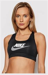 Dri-Fit Swoosh Γυναικείο Αθλητικό Μπουστάκι Μαύρο Nike