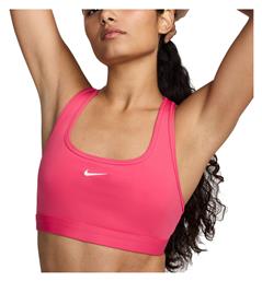 Dri-Fit Swoosh Light Support Γυναικείο Αθλητικό Μπουστάκι Aster Pink, White με Επένδυση Nike