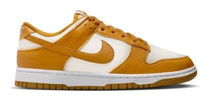 Dunk Low Next Nature Γυναικεία Sneakers Phantom / Gold Suede White Volt Nike