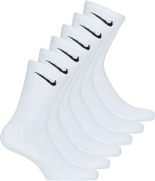 Nike Everyday Αθλητικές Κάλτσες Λευκές 6 Ζεύγη από το E-tennis