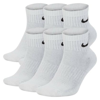 Nike Everyday Αθλητικές Κάλτσες Λευκές 6 Ζεύγη από το E-tennis