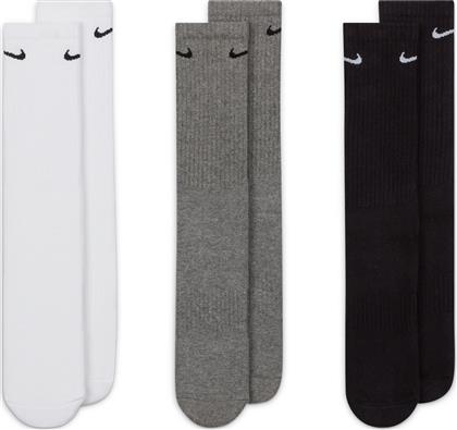 Nike Everyday Αθλητικές Κάλτσες Πολύχρωμες 3 Ζεύγη από το Athletix