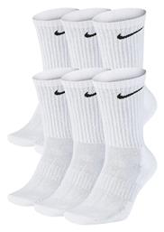 Nike Everyday Αθλητικές Κάλτσες Λευκές 6 Ζεύγη από το MyShoe