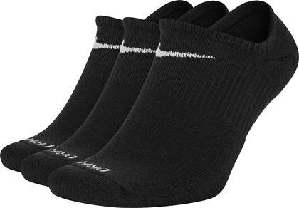 Nike Everyday Plus Αθλητικές Κάλτσες Μαύρες 3 Ζεύγη από το MybrandShoes