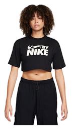 Γυναικείο Αθλητικό Crop T-shirt Μαύρο Nike από το Outletcenter